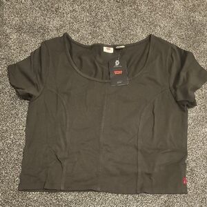 Levi's Charcoal Short Sleeve Women's Tee